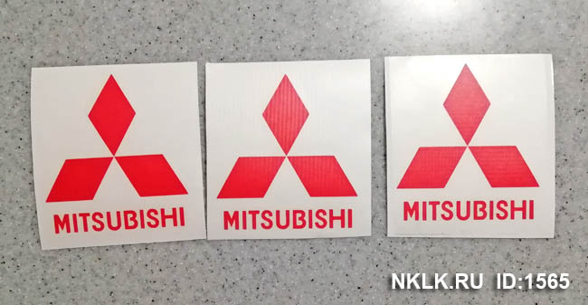 Наклейка «Mitsubishi logo»