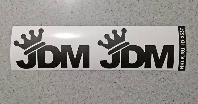 Наклейка «jdm crown»
