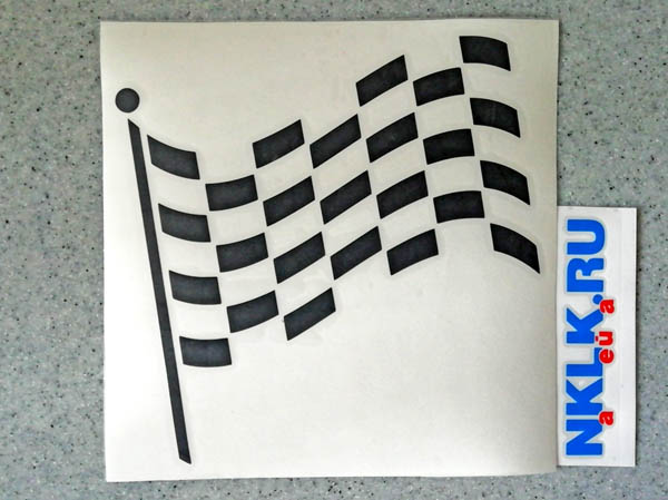 Наклейка «Racing Flag»