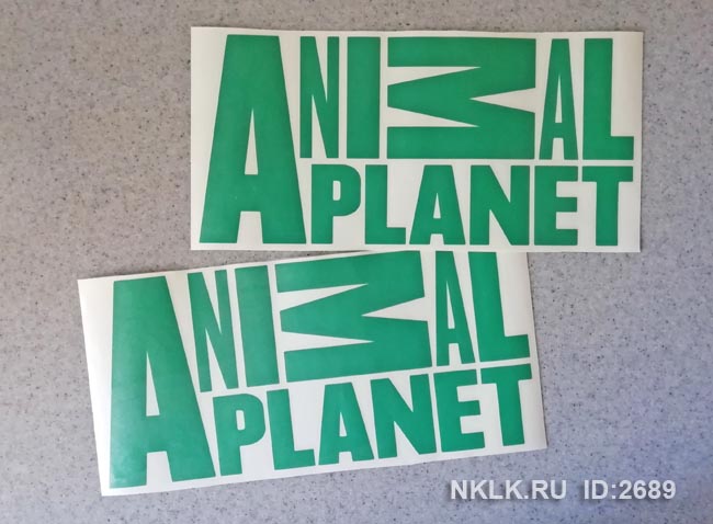 Серебряная наклейка «Animal Planet» - купить от 82 руб.