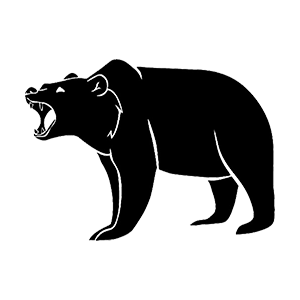Наклейка «Медведь» (ID:5057)