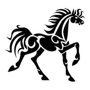 Наклейка «Конь» (ID:5919)