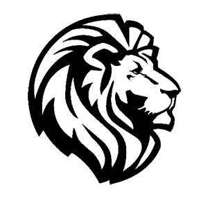 Наклейка Голова льва
