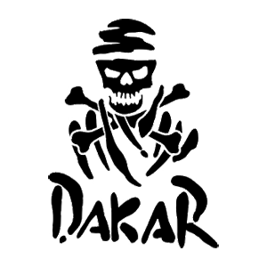 Наклейка «Dakar skeleton» (ID:6855)