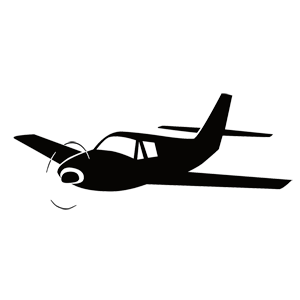 Наклейка «Легкомоторный самолет» (ID:6874)