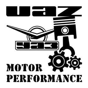 Наклейка «UAZ motor performance» (ID:7072)