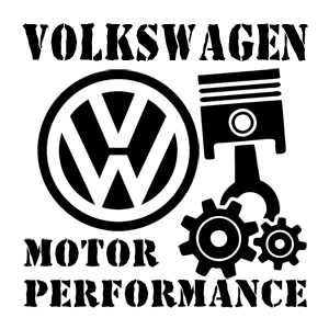 Наклейка Volkswagen motor performance
