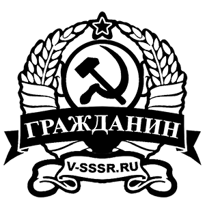 Наклейка «Гражданин СССР» (ID:8001)