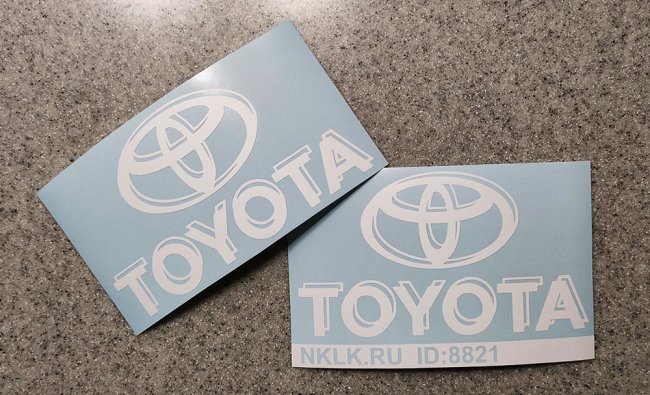   Toyota logo -   33 .