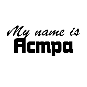 �������� My name is �����