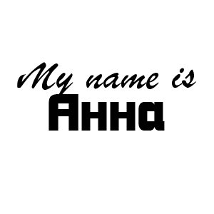 �������� My name is ����