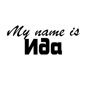 �������� My name is ���