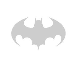 Развернутая по горизонтали Серебряная наклейка «Batman» - купить от 78 руб.