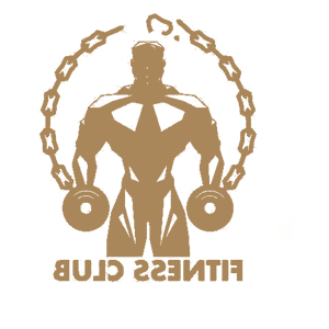 Развернутая по горизонтали Светло-коричневая наклейка «Fitness Club (фитнес клуб)» - купить от 141 руб.