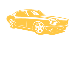 Развернутая по горизонтали Золотая наклейка «Chevrolet Camaro» - купить от 88 руб.