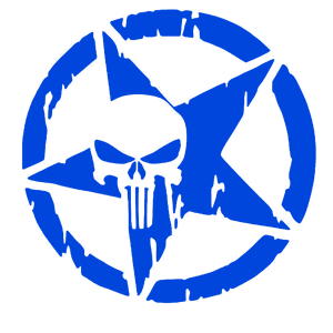  Star with skull