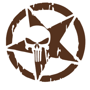   Star with skull -   133 .