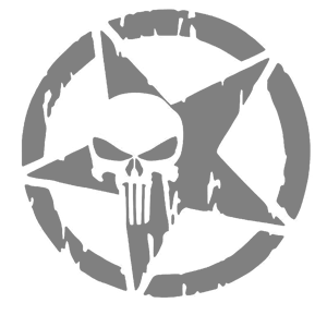   Star with skull -   133 .