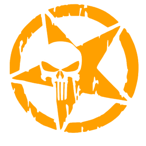  Star with skull