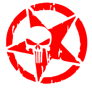   Star with skull -   133 .