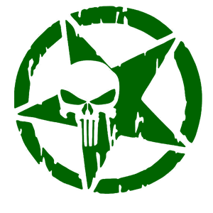  Star with skull
