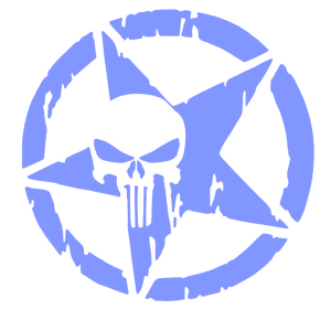  Star with skull
