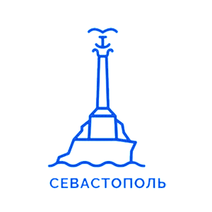 Синяя наклейка «Севастополь» - купить от 139 руб.