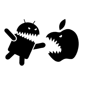      Android vs Apple -   68 .
