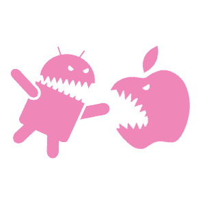      Android vs Apple -   68 .