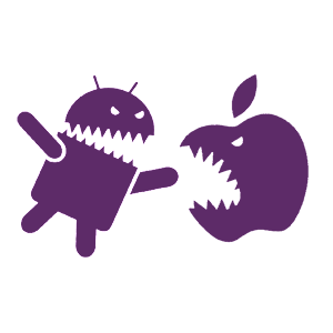      Android vs Apple -   68 .