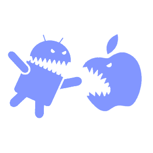      Android vs Apple -   68 .