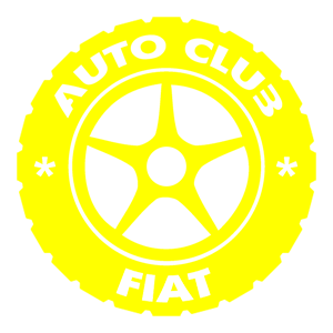 Желтая наклейка «Fiat club» - купить от 133 руб.
