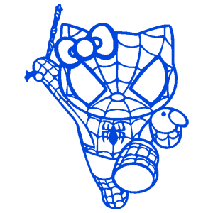      Kitty-Spiderman -   230 .
