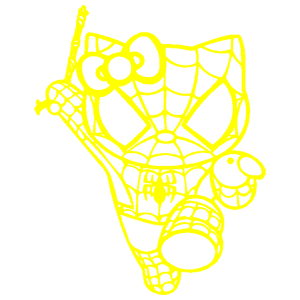      Kitty-Spiderman -   230 .