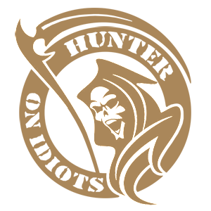 -  Hunter on idiots -   141 .
