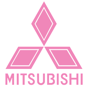   Mitsubishi logo -   75 .