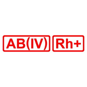    AB(IV) Rh+ ( )