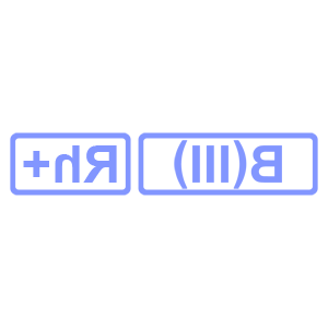        B(III) Rh+ ( ) -   5 .