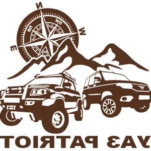 Развернутая по горизонтали Коричневая наклейка «Уаз (UAZ)» - купить от 308 руб.