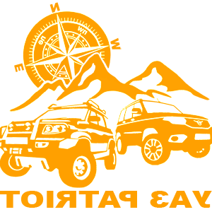 Развернутая по горизонтали Оранжевая наклейка «Уаз (UAZ)» - купить от 308 руб.