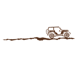  Jeep on the road