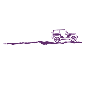  Jeep on the road