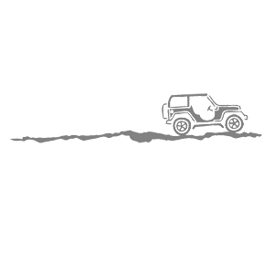  Jeep on the road