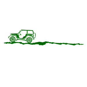      Jeep on the road -   122 .