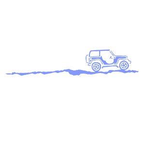   Jeep on the road -   122 .