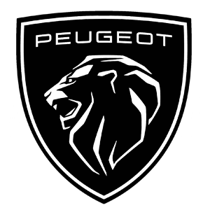 Черная наклейка «Peugeot logo» - купить от 114 руб.