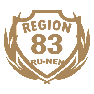 Светло-коричневая наклейка «83 регион» - купить от 94 руб.